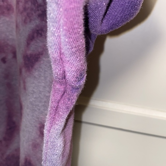 Karen Scott Sport PXL Purple Bleach Dye Pullover Sweater - Picture 7 of 11